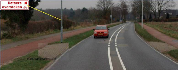 New sustainable bicycle lane markings