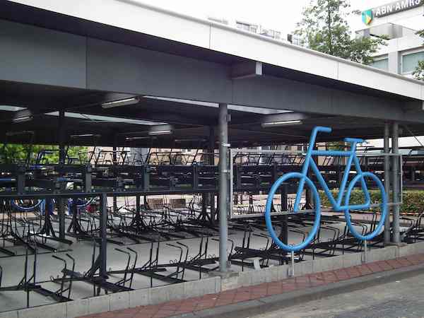 Renewed bicycle parking in Wageningen